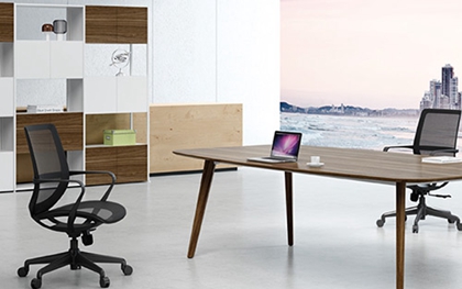 简约办公桌，木质桌子